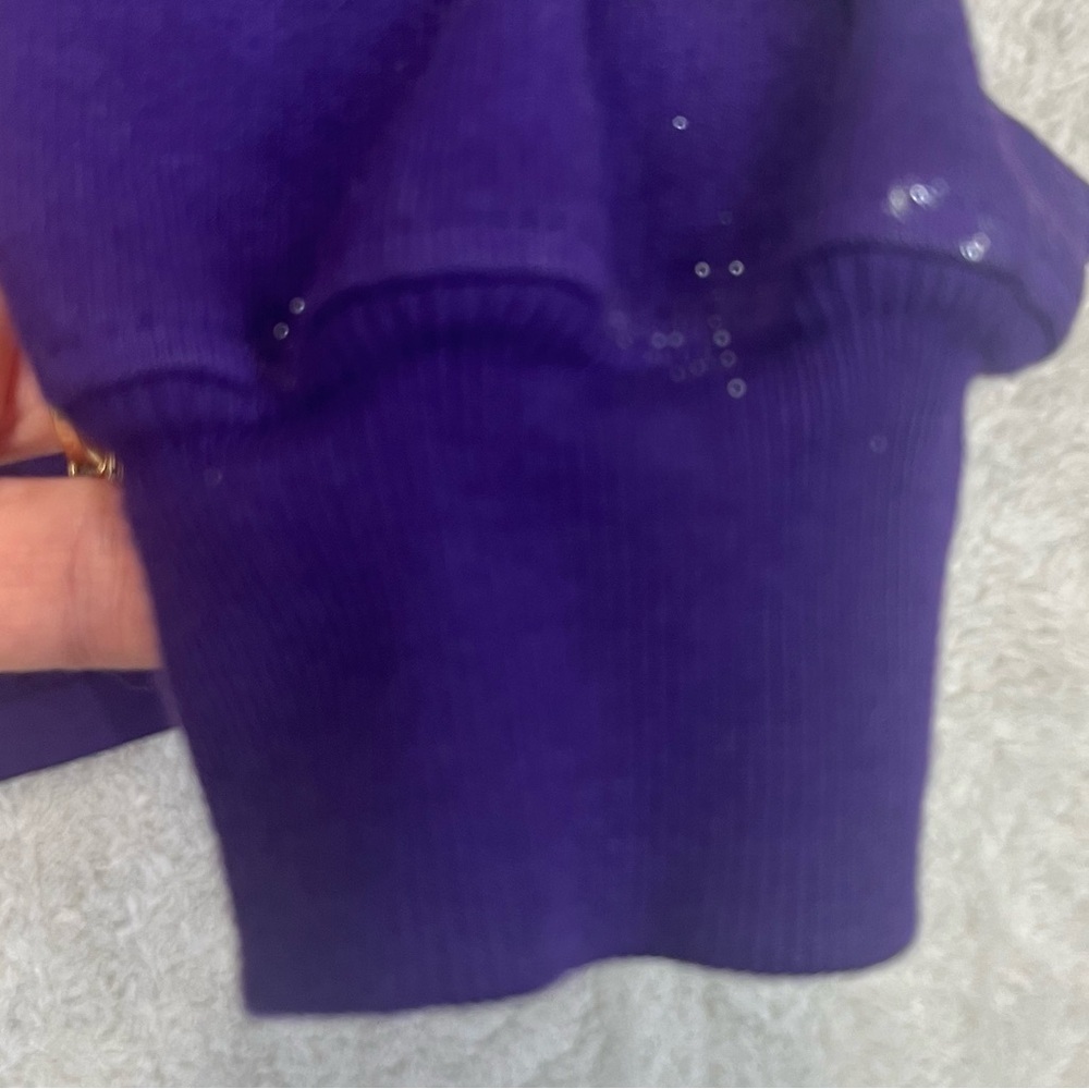 Disney Spirit Jersey Hocus Pocus Sz XS Purple Sparkly Oversized Villanspell - Picture 5 of 16